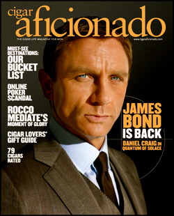 James Bond | Quantum of Solace special edition of Cigar Aficionado Magazine by David Giammarco