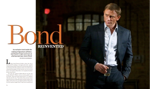 Quantum of Solace | James Bond special edition of Cigar Aficionado Magazine by David Giammarco