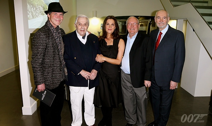 Barbara Broccoli and Michael G. Wilson with Ken Adam, Peter Lamont and Dennis Gassner-2014-Bond in Motion:EON Productions